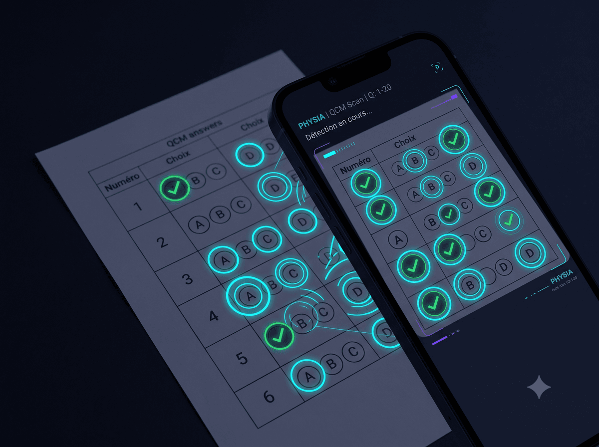 Correction QCM par scan — Physia